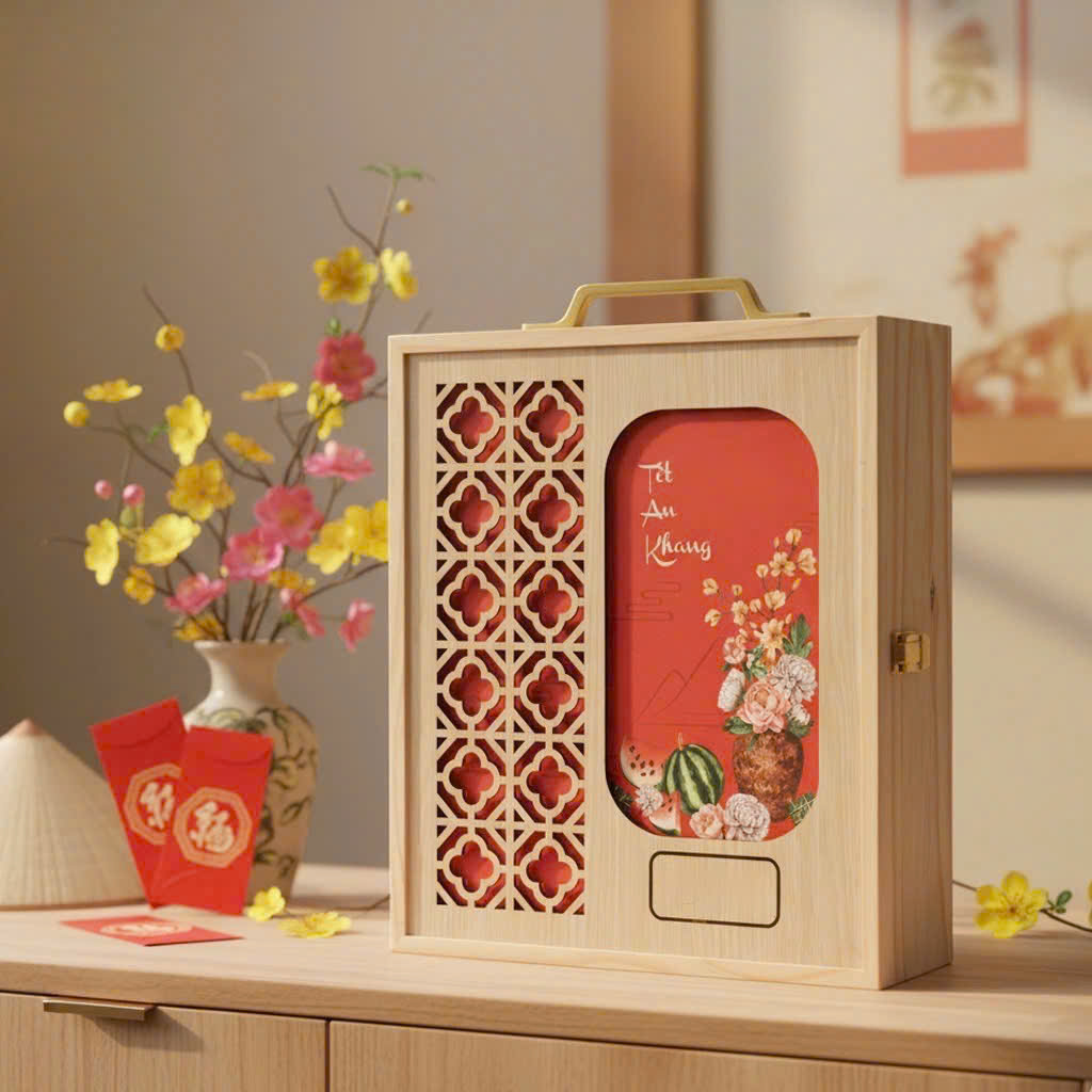 Hộp quà tết hình con ngựa - tết 2026